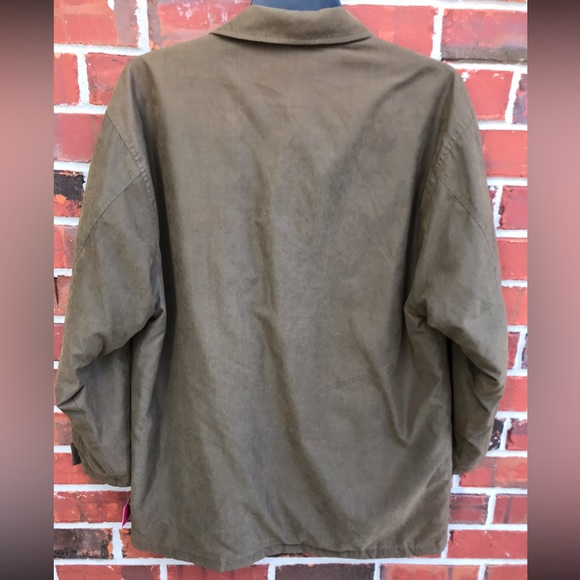 London Fog Mens Full Zip and Button Down Coat Jacket Size Medium - Picture 6 of 8